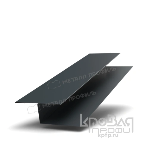 Планка стыковочная универсальная 50х18х2000 NormanMP (ПЭ-01-7016-0.5) фото 1