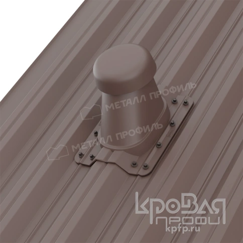 Выход вентиляции универсальный НС-35 (коричневый) фото 2