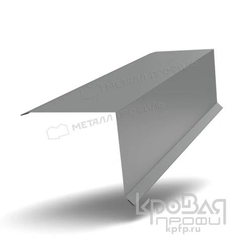 Планка торцевая 135х145х2000 NormanMP (ПЭ-01-9006-0.5) фото 1