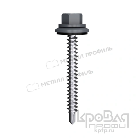 Саморез 4,8х70 ROOFRetail RAL7024 (серый графит) фото 1