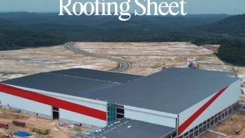 Кровельный лист длиной 166 метров